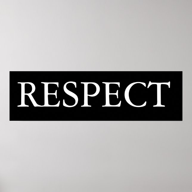 Póster Respeto (Frente)