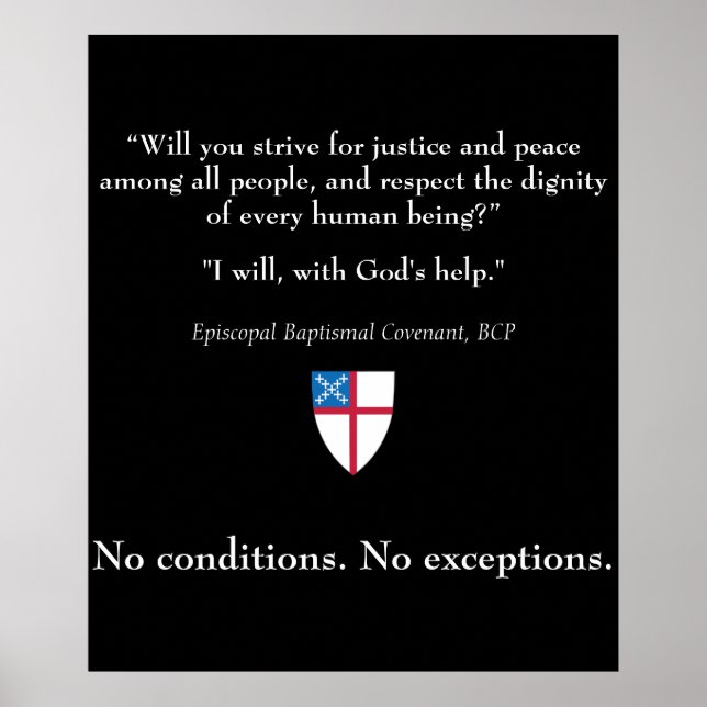 Póster Respeto a la dignidad de todos los seres humanos (Frente)