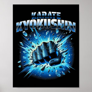 Póster Respeto a la Disciplina Kyokushin Karate Kyokushin