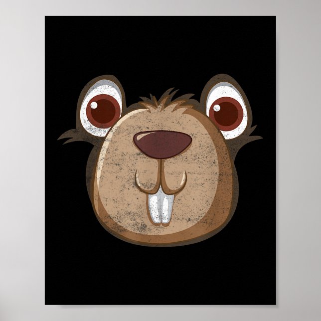 Póster Respeto al Día de la Graciosidad en Groundhog (Frente)