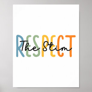 Póster Respeto Al Estim Autismo Educativo Especial
