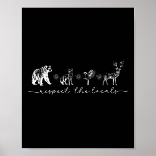 Póster Respeto De La Vintage Naturaleza De Los Animales D