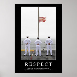 Póster Respeto: Inspiradora Cita 1