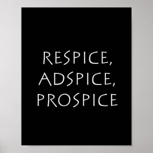 Póster Respice adspice prospice