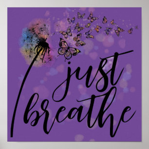 Póster Respira las mariposas