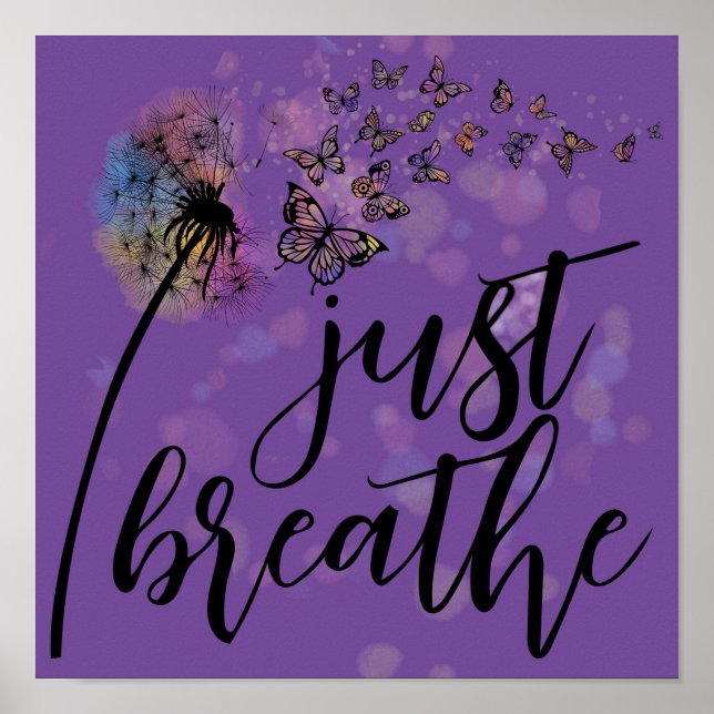 Póster Respira las mariposas (Frente)