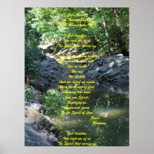 Póster Respiración de Dios