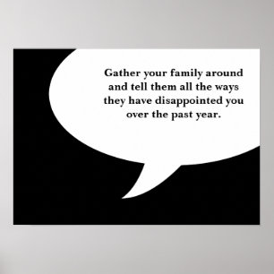 Póster respiradero de las reglas del festivus de los