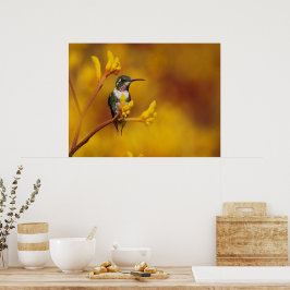 Póster Resplandor de oro