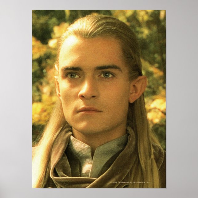 Póster Resplandor de oro de LEGOLAS GREENLEAF™ (Frente)