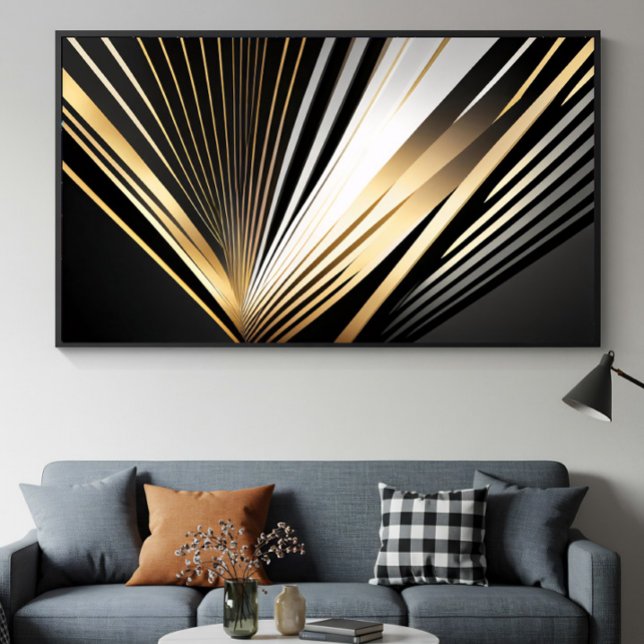 Póster Resplandor Dorado Art Déco (Subido por el creador)