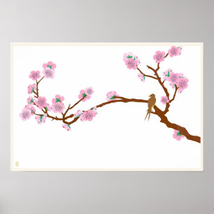 Póster Resplandor en el árbol