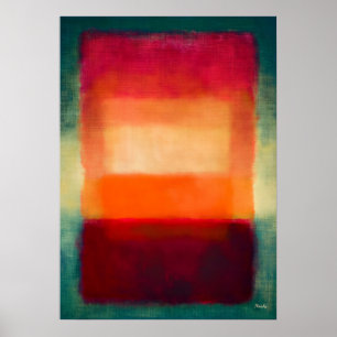 Póster Resplandor Interior – Campos de Color Celestiales