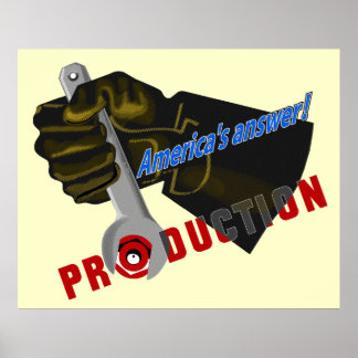 Póster Respuesta de Estados Unidos - PRODUCCIÓN