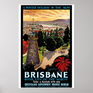 Póster Restauración de Poster de viajes de cosecha austra