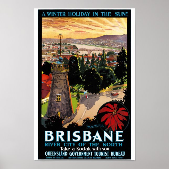 Póster Restauración de Poster de viajes de cosecha austra (Frente)
