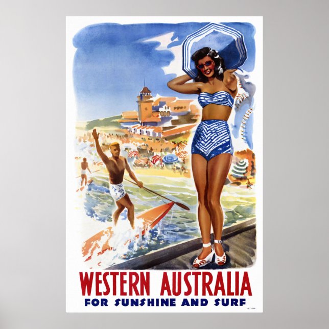 Póster Restauración de Poster de viajes de cosecha austra (Frente)