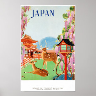 Póster Restauración de Poster de viajes de cosecha de Jap