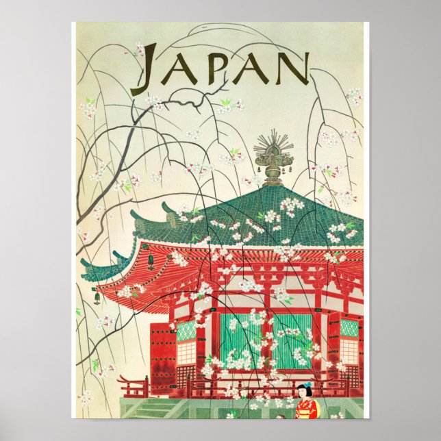 Póster Restauración de Poster de viajes de cosecha de Jap (Frente)