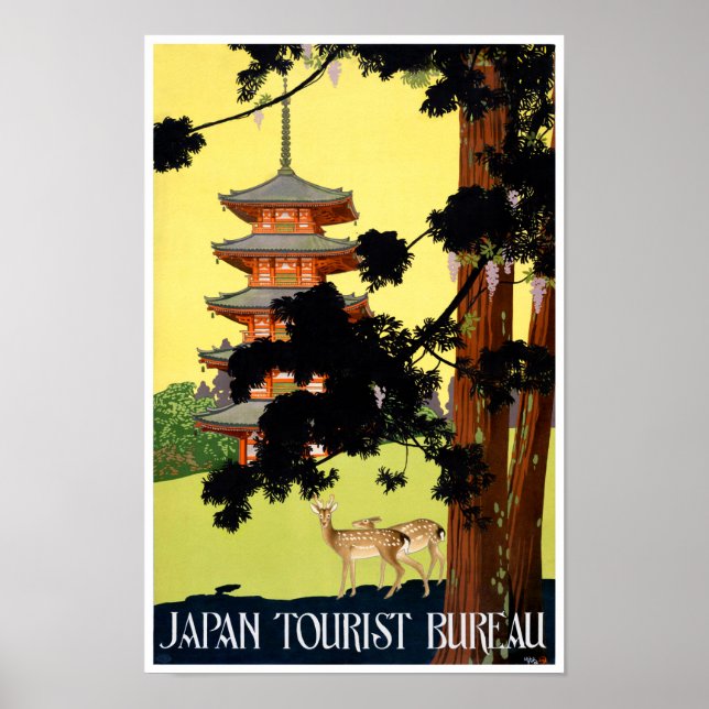 Póster Restauración de Poster de viajes de cosecha de Jap (Frente)