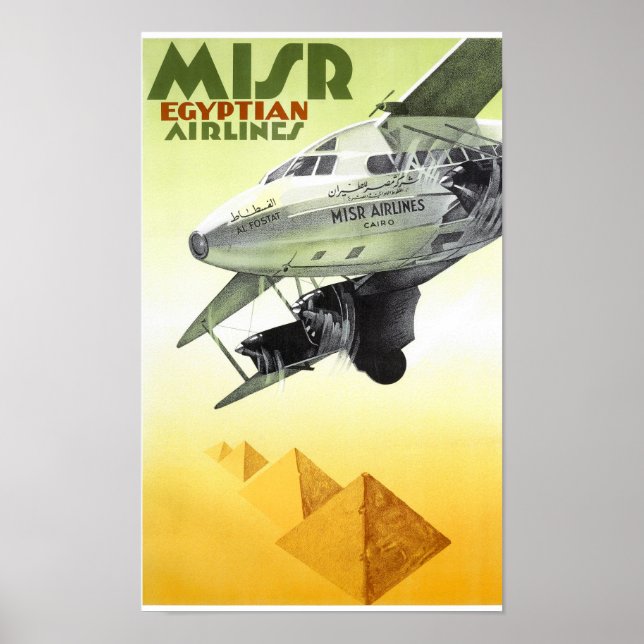 Póster Restauración de Poster de viajes de época de Egipt (Frente)