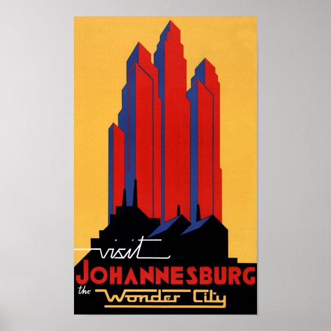 Póster Restauración de Poster de viajes de la época de Jo (Frente)