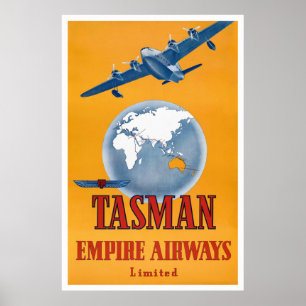 Póster Restauración de Poster de Viajes Vintage de Nueva 
