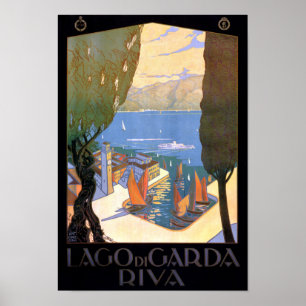 Póster Restauración del cartel de la época del Lago de Ga