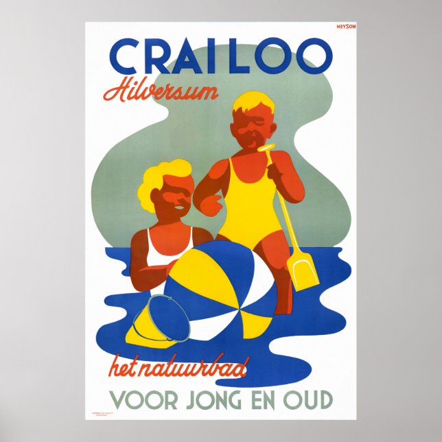 Póster Restauración del Poster de Viajes Vintage Crailoo  (Frente)