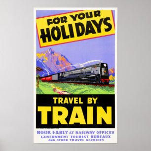 Póster Restauración del Poster de Viajes Vintage de Nueva