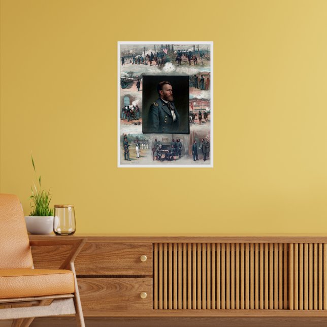 Póster Restauración Ulysses S Grant West Point Appomattox (Salón 2)