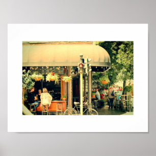Póster Restaurant Street City Life Ciudad del Cabo Poster