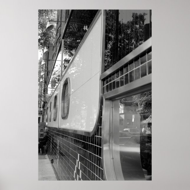 Póster Restaurante Art Deco Poster Exterior (Frente)