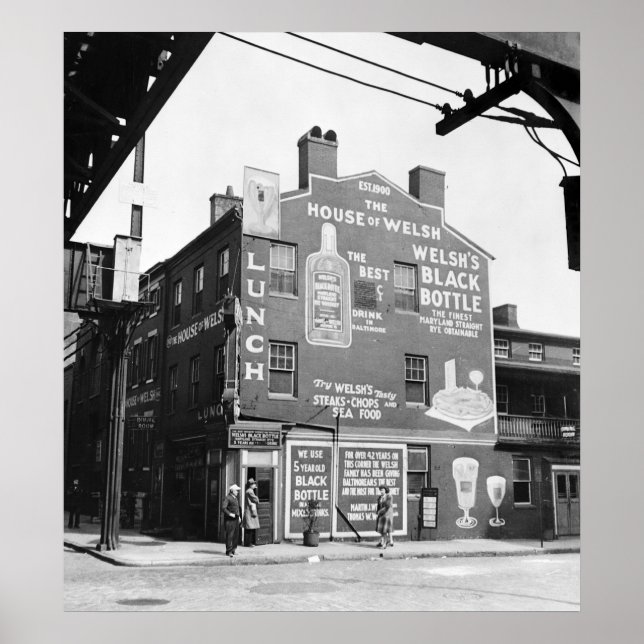 Póster Restaurante Baltimore, 1943 (Frente)