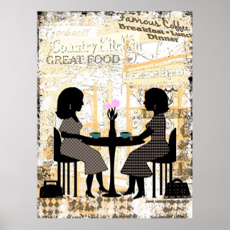 Póster Restaurante Cafe Friendship