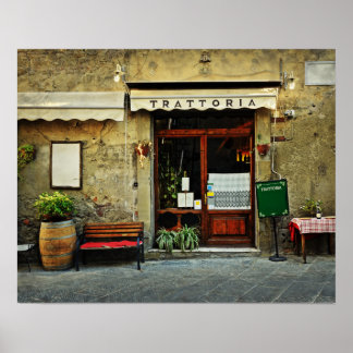 Póster Restaurante italiano