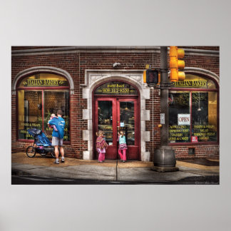 Póster Restaurante - La Panadería Italiana