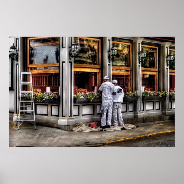 Póster Restaurante - Los Pintores (Frente)