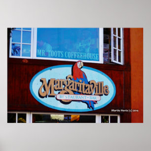 Póster Restaurante y barra de Margaritaville