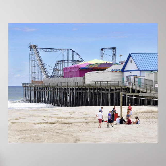 Póster Restaurar el Poster de la costa (Frente)