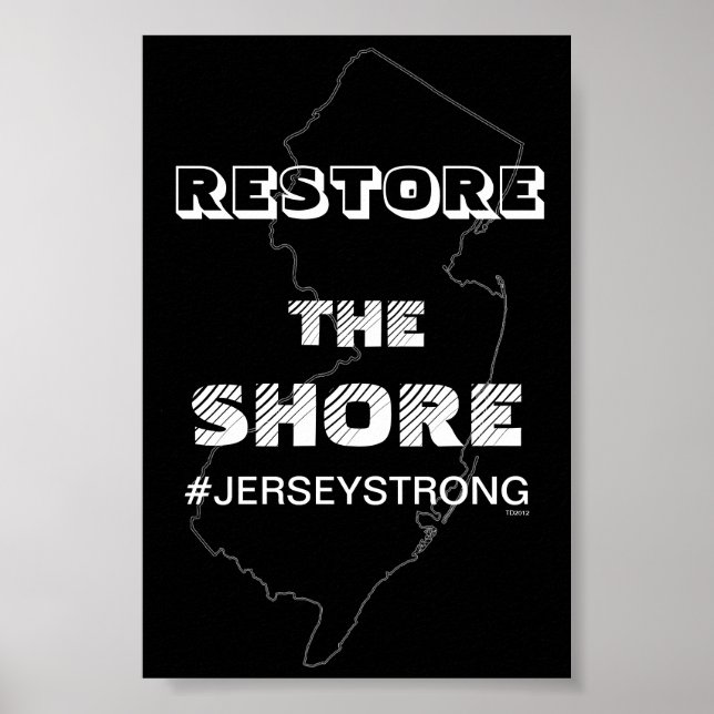 PÓSTER RESTAURAR LA TIENDA - POSTER DE JERSEY PARA OFFICE (Frente)