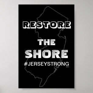 PÓSTER RESTAURE LA ORILLA - POSTER DEL JERSEY PARA LA