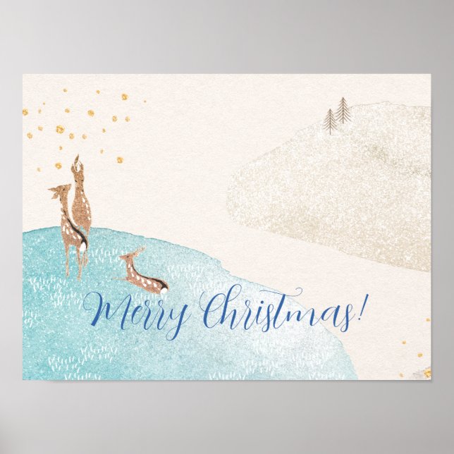 Póster Resto de vacaciones de invierno (Frente)