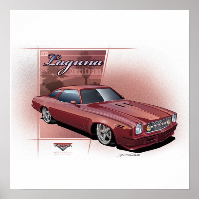 Póster Resto Mod 1973 Laguna (Frente)