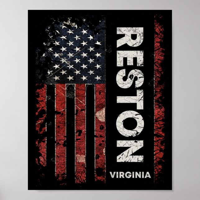 Póster Reston Virginia (Frente)