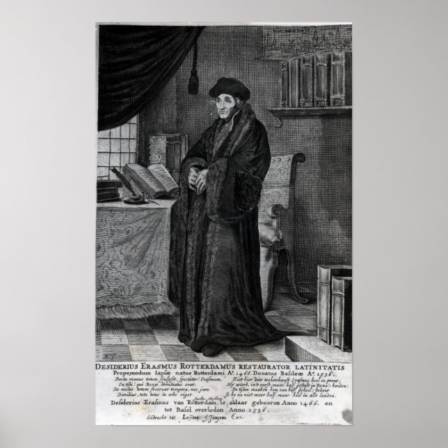 Póster Restorer of the Latin language' (Frente)