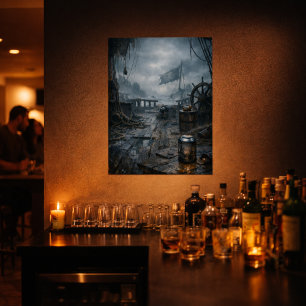 Póster Restos de la Tormenta — Cartel de la Escena Poster