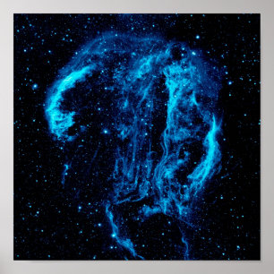 Póster Restos de Supernova de la Nebulosa Cygnus Loop Fot