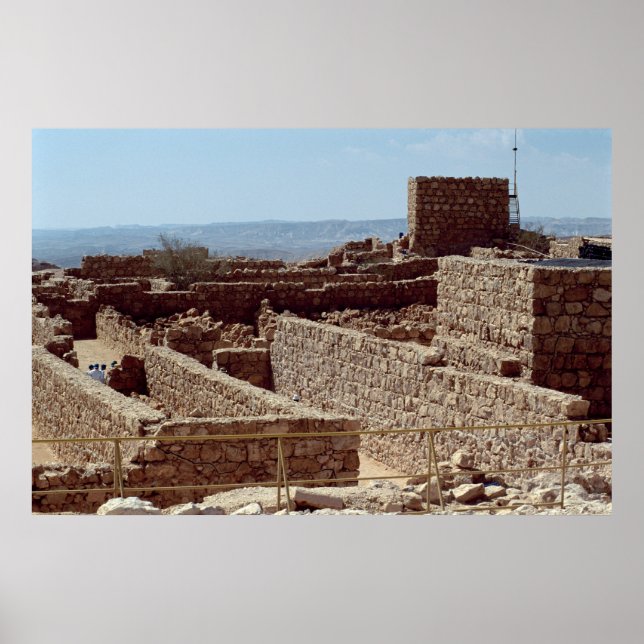 Póster Restos del palacio de la fortaleza (Frente)