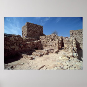 Póster Restos del palacio de la fortaleza